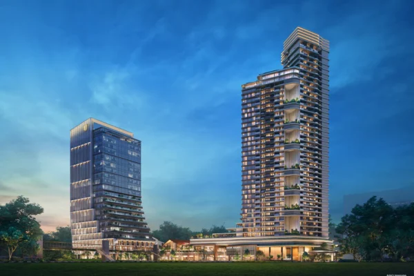 Union Square REsidences along Singapore River Facade 1